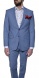 Bledomodrý Slim Fit oblek