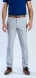 Grey - blue houndstooth chinos trousers
