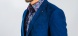 Dark blue cotton Basic blazer