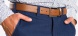 Blue casual chinos - Basic line