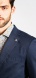 Dark blue cotton blazer