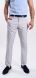 Beige Chino Trousers with Houndstooth Pattern