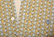 Yellow patterned Extra Slim Fit short sleeved shirt