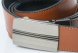 Reversible leather belt with easy fix buckle