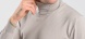 Light Grey cotton turtleneck