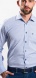 Modrá vzorovaná Slim Fit košeľa