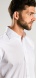 White Classic Fit short sleeved shirt