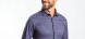 Vzorovaná strečová Extra Slim Fit košeľa s nekrčivou úpravou
