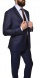 LIMITED EDITION Dark blue wool-silk suit