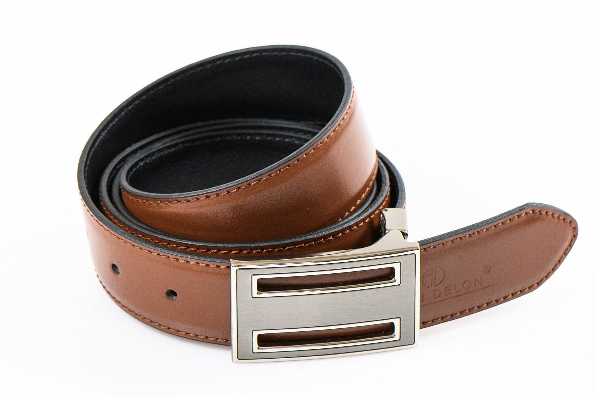Leather belt - Belts - E-shop | alaindelon.co.uk